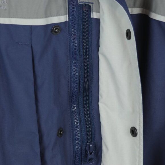 Columbia Men's XXL Blue & Gray Full Zip Interchange Shell Performance Jacket - Picture 9 of 12
